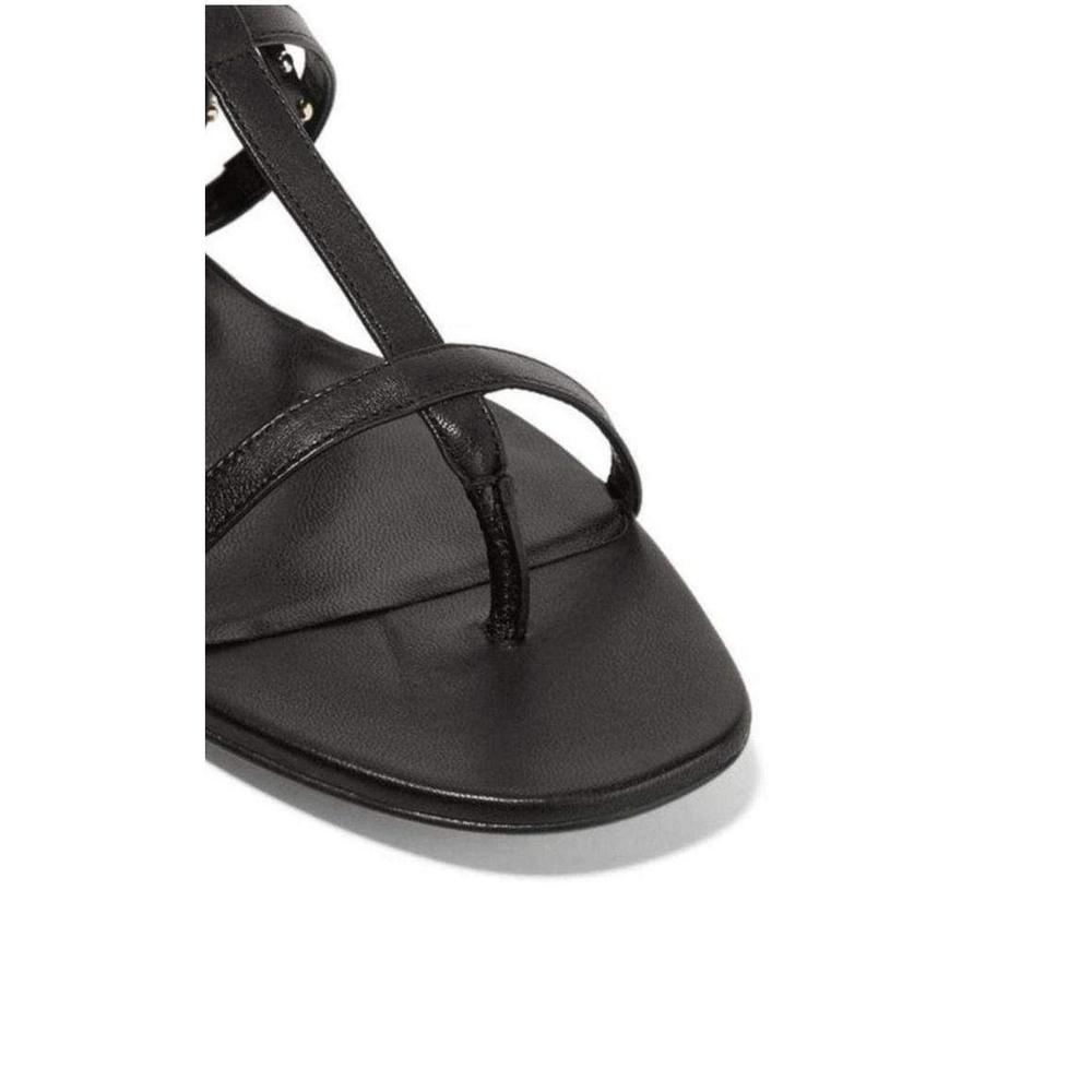 Saint Laurent - Leather Fringe Sandals - IT 40 - Picture 6 of 6